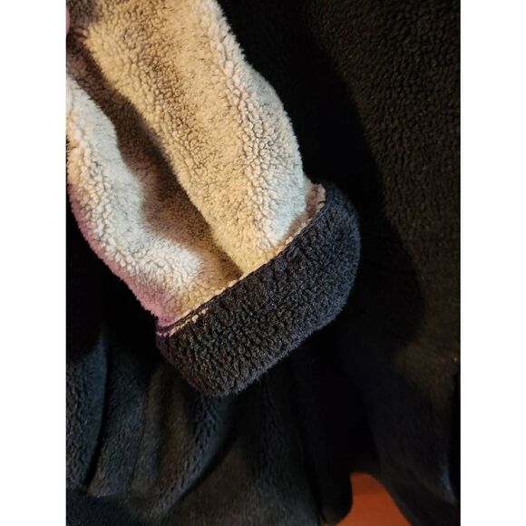 Great Lakes Recreation SMALL black and oatmeal coat. Full zip, hood, light linin - Picture 5 of 8